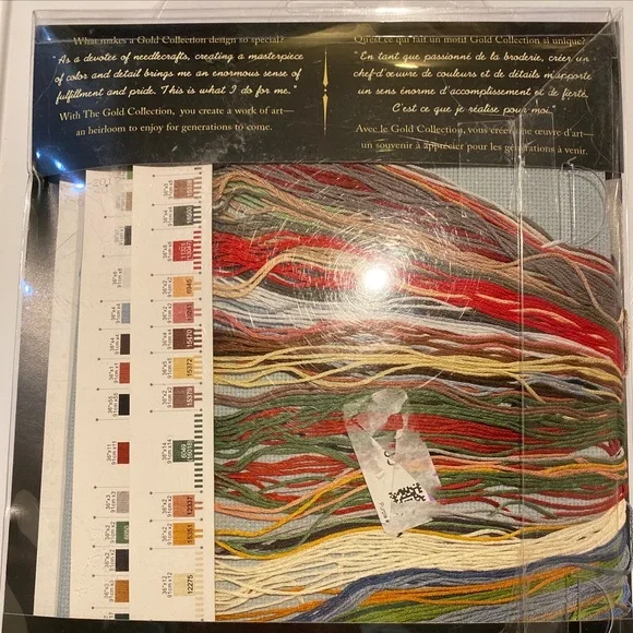 Dimensions Gold Collection Candy Cane Santa Counted Cross Stitch Kit-12"X16" - Picture 7 of 9